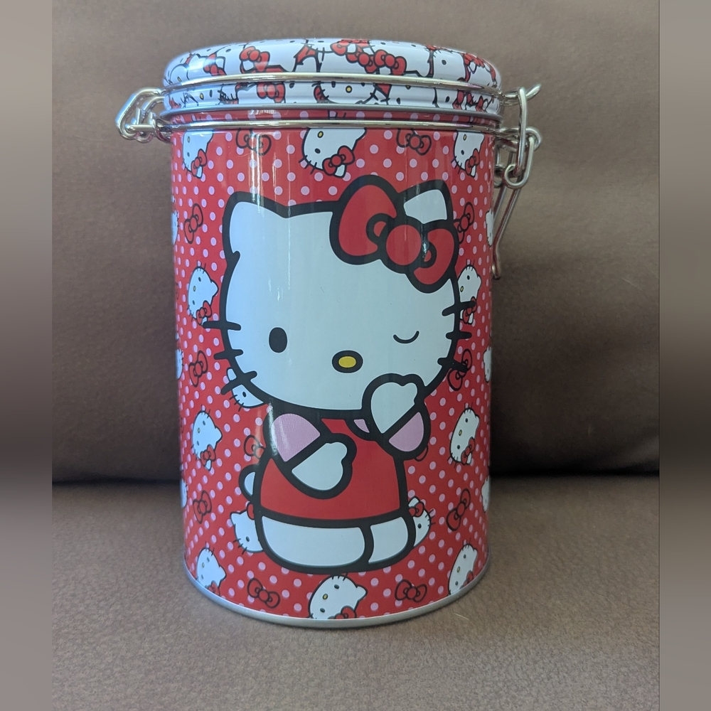 Hello Kitty Red Storage Tin - NEW